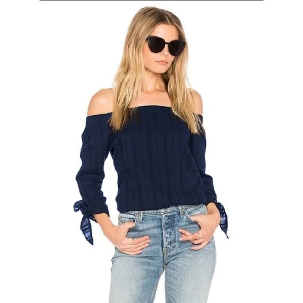 BAILEY 44 Yarrow Off the Shoulder Embroidered Top
